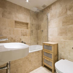 travertine bathroom